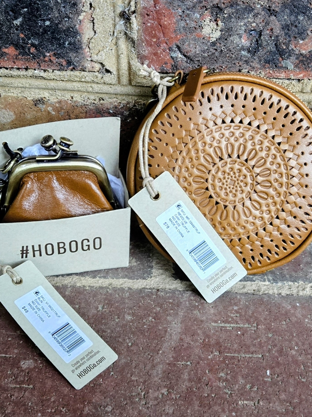 HOBO Run Truffle Coin Purse And Revolve Truffle (2)PC SET